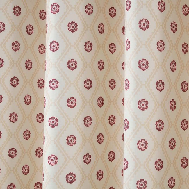 ALESSIA RED 66x54 Curtain