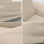 TWO WAY SUPER STRETCH ECRU Armchair Cover