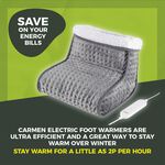 Carmen Electric Heated Foot Warmer 