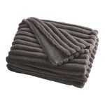 MORRITZ CHARCOAL 130x180CM Throw