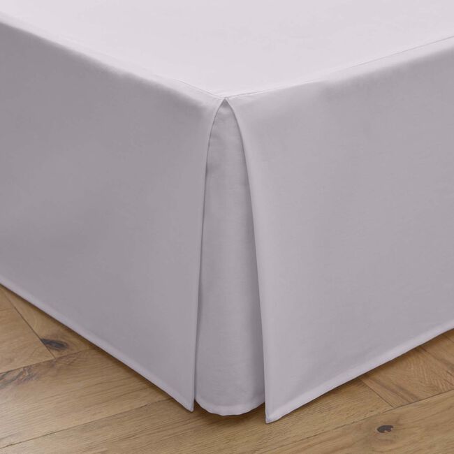 SINGLE PLATFORM VALANCE Luxury Percale Blush Pink 7H