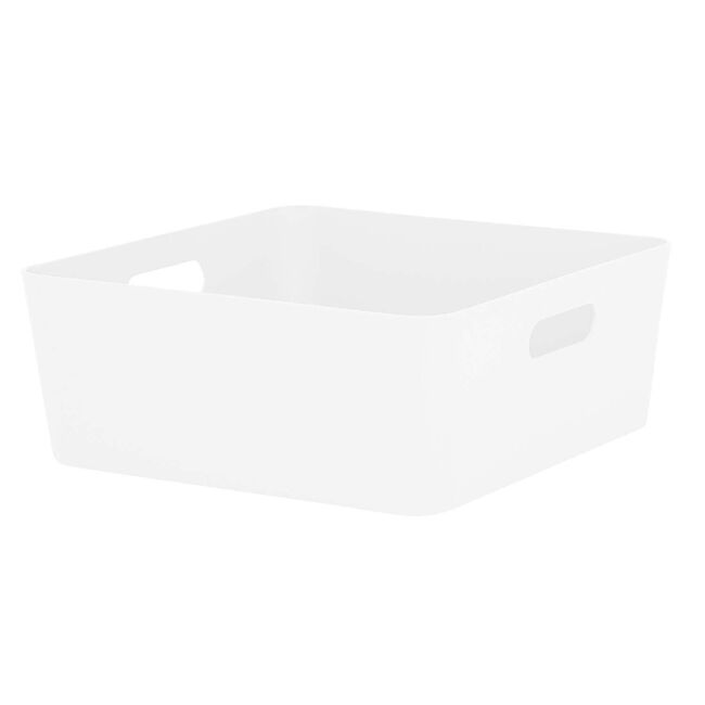 Studio 2 Etched White 15.04 Storage Basket