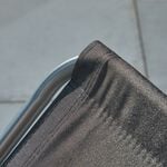 Black Folding Sun Lounger