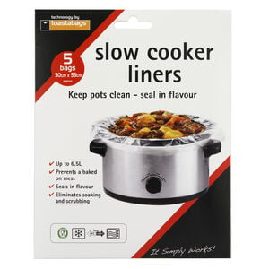 Toastabags 5 Slow Cooker Liners 30cm x 55cm