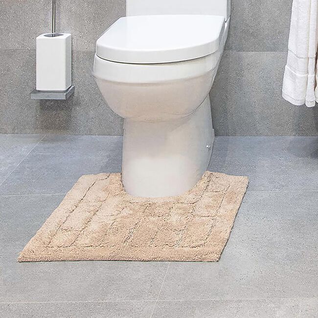 COTTON BRICK MOCHA 50x50 Pedestal Mat