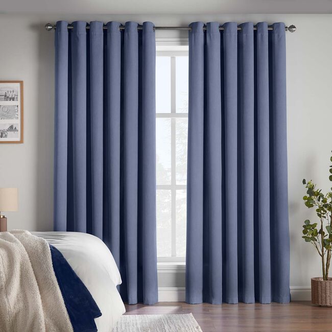 DIM OUT CORDED  CORNFLOWER BLUE 66x90 Curtain