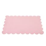 SCALLOP LEATHER Lilac Placemat