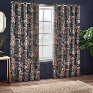 WYLDER WOODLANDS NAVY 66x54 Curtain