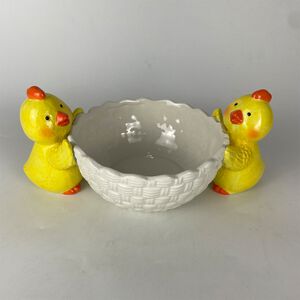 Easter Chicken 2 Chickens Bowl