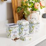 Laura Ashley Elveden White Set Of 3 Canisters