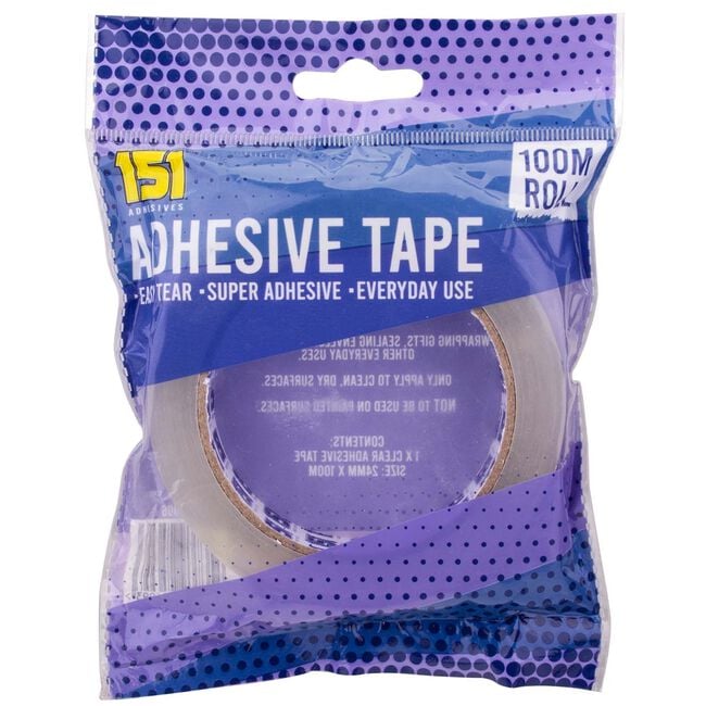 151 Clear Tape 100m
