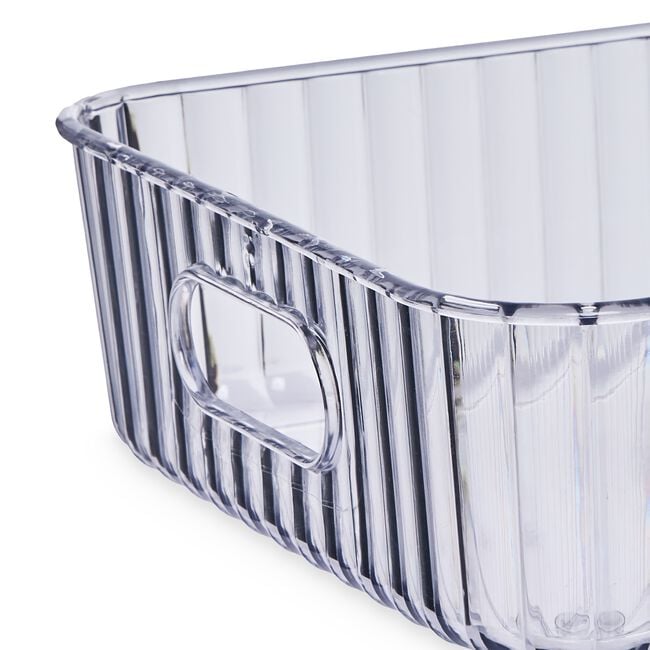 Visage Ribbed Cosmetic Tray Organiser Large