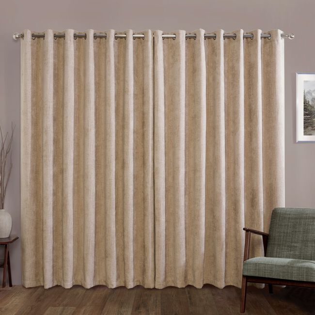 BLACKOUT & THERMAL RIBBED MINK 66x54 Curtain