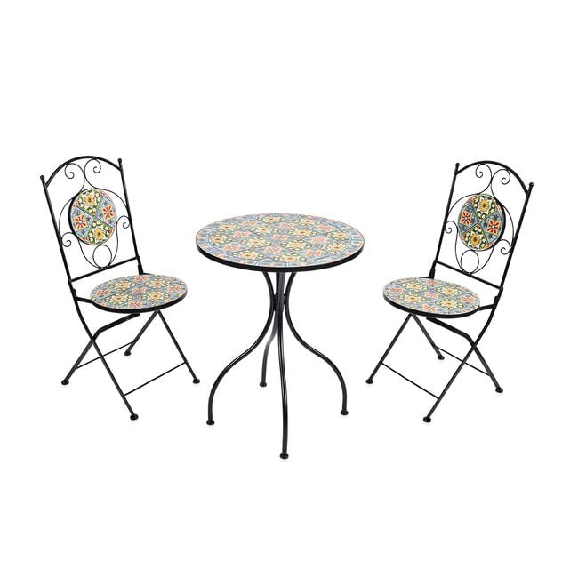 Fora Mosaic 3 Piece Bistro Set