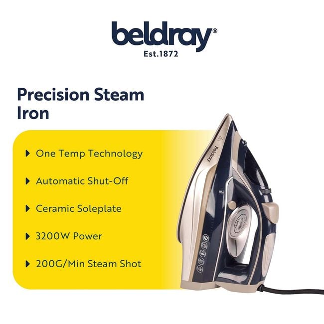 Beldray 3200W Single Temp Steam Iron