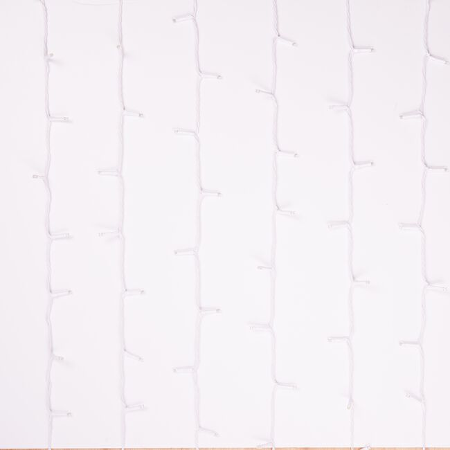 200 WARM WHITE Led Lights W/ White Cable
