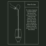 Viners Barware Cocktail Mixing Spoon