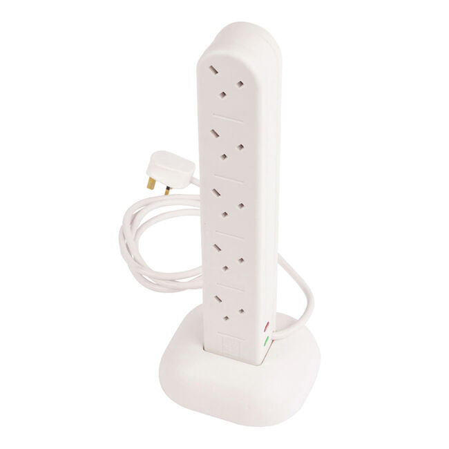 10 Way Tower Extension Lead Socket with 2m Cable