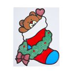 Christmas Stocking Window Sticker
