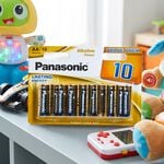 Panasonic Alkaline Power 10 Pack AA Batteries