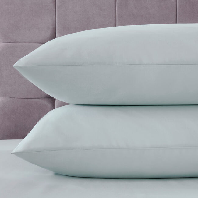 200TC Cotton Housewife Pillowcase Pair Duck Egg Home Store + More