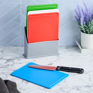 Excellent Houseware Chopping Boards with Holder 
