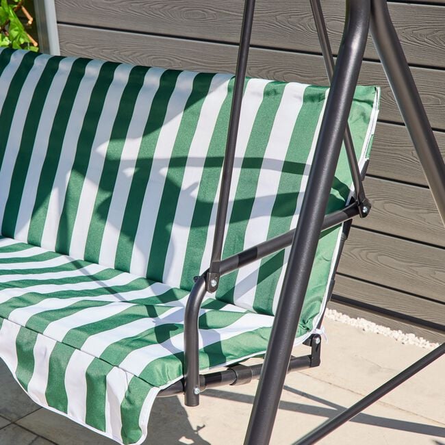 Striped 2 Seater Swing Chair