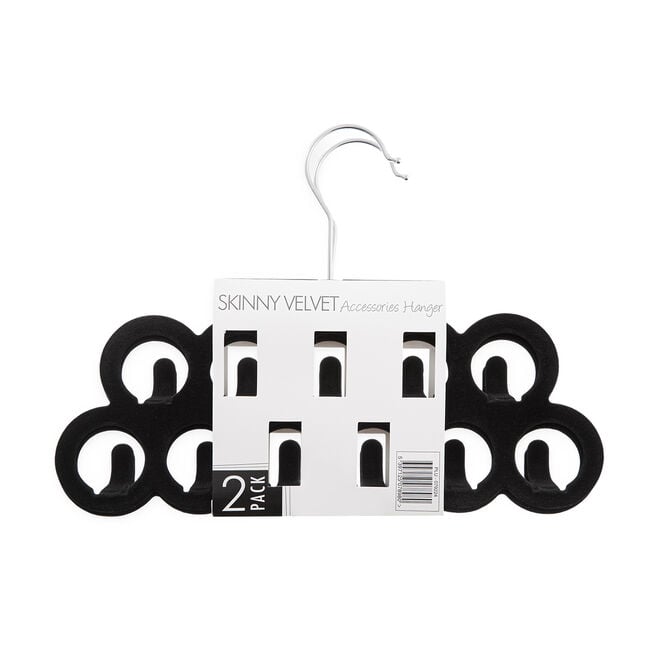 Skinny Velvet 2 Pk Accessories Hanger