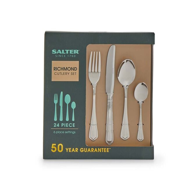 Salter Richmond 24 Piece Cutlery Set