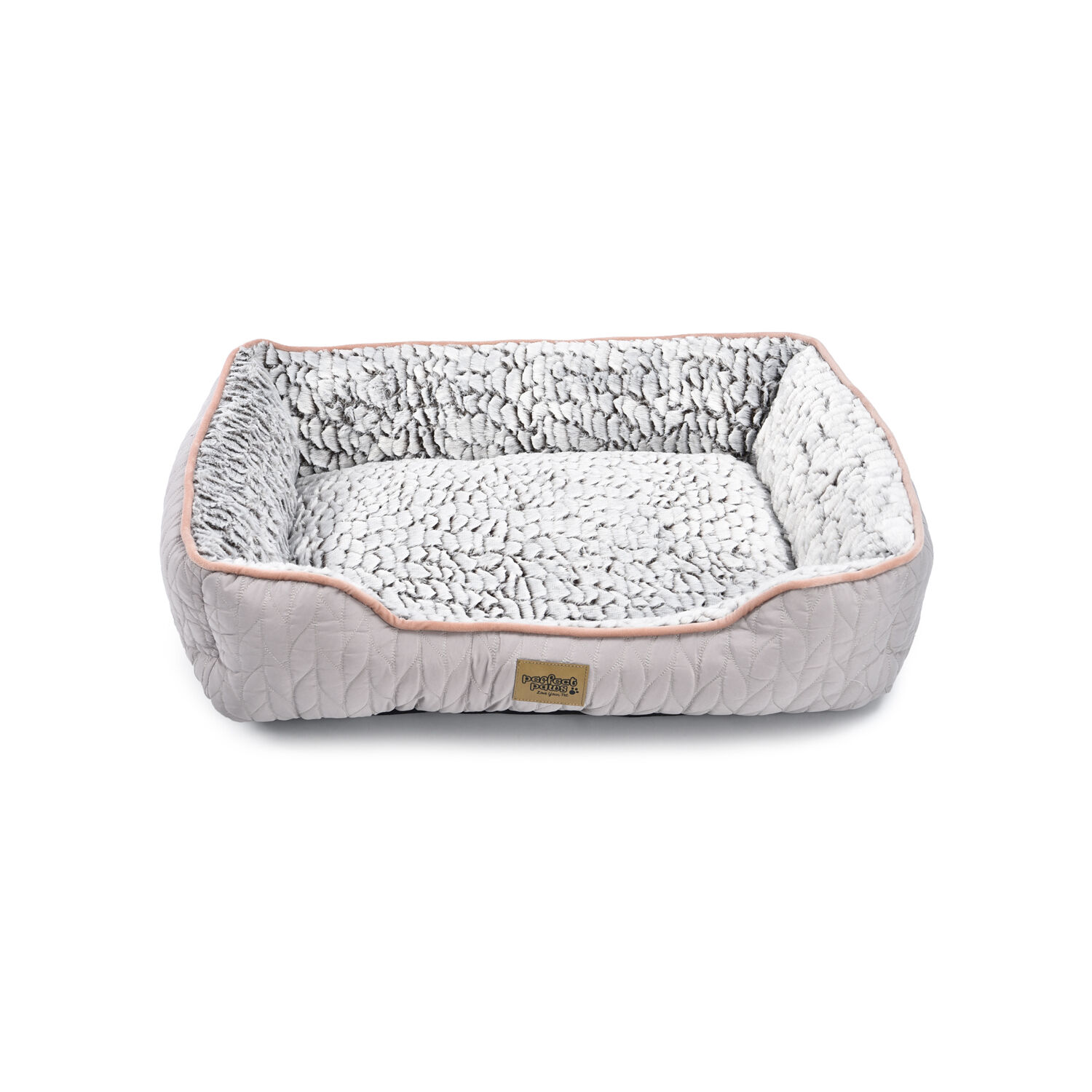 Quilted Soft Fleece Pet Bed Home Store + More