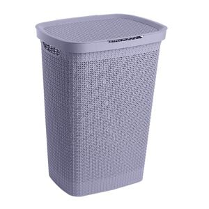 EZY STORAGE MODE 57L LILAC Laundry Hamper