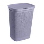 EZY STORAGE MODE 57L LILAC Laundry Hamper