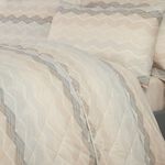 Andrii Bedspread 200cm x 220cm - Cream