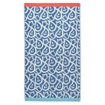LAND & SHORE CORIE BLUE/RED Hand Towel