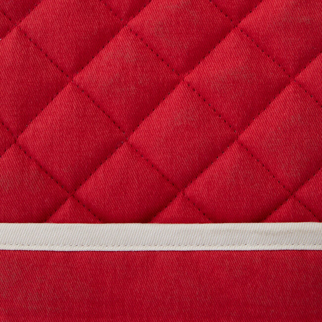 Two Tone Double Oven Glove - Red/Cream