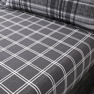 BRUSHED COTTON BOOTHMAN CHECK Single Fitted Sheet