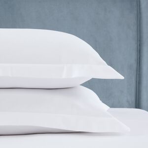 OXFORD P/CASE PAIR 750 Threadcount Cotton White