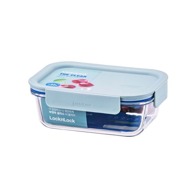 Lock & Lock 630ml Glass Rectangular Container