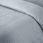CATHERINE LANSFIELD SINGLE DUVET COVER Crinkle Seersucker Blue