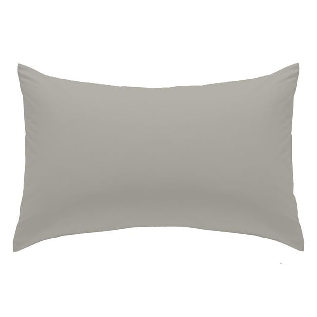 Nicole Day Percale Housewife Pillowcases- Ice Grey