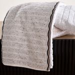 SPECKLE RIB MONO Bath Sheet