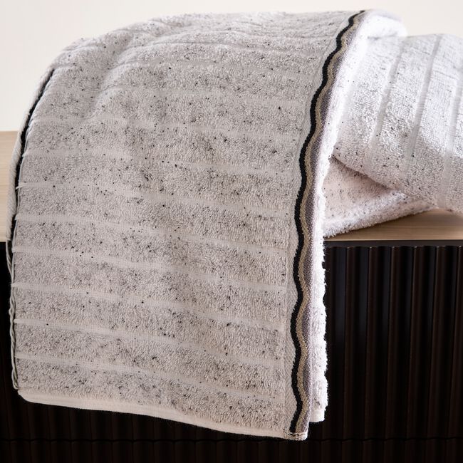 SPECKLE RIB MONO Bath Sheet