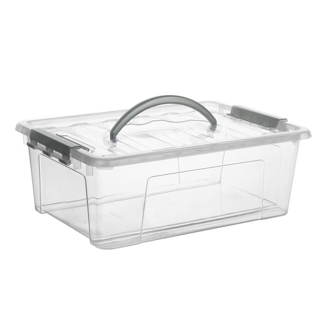 STORAGE MASTER 7L STORAGE BOX WITH CLIP AND HANDLE