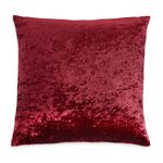 Velvet Crush Cushion Cover 2 Pack 45x45cm - Red