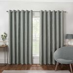 BLACKOUT & THERMAL TEXTURED DUCK EGG 66x54 Curtain