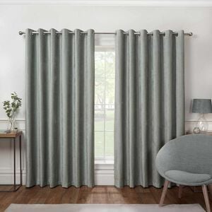 BLACKOUT & THERMAL TEXTURED DUCK EGG 66x54 Curtain
