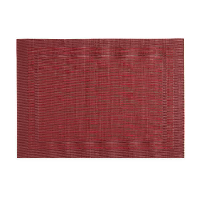 Interwoven Border Placemat Red
