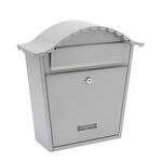 Steel Letterbox Classic French Grey