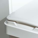 Casa Snow White Slim Swing Bin 25L