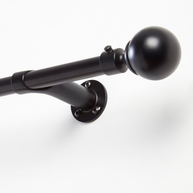 ROOM DARKENING EXTENDABLE BALL 19mm 70-120cm Black